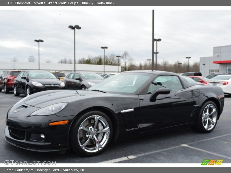 Black / Ebony Black 2010 Chevrolet Corvette Grand Sport Coupe