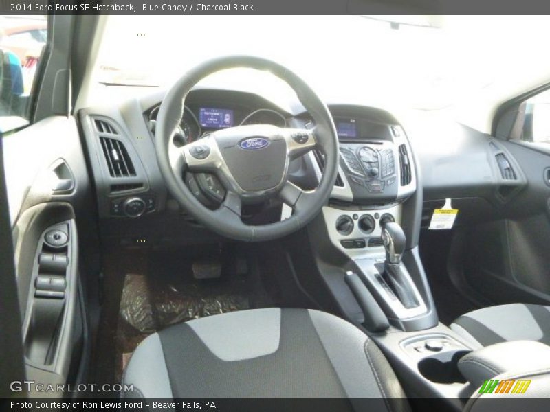 Blue Candy / Charcoal Black 2014 Ford Focus SE Hatchback