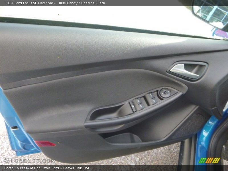 Blue Candy / Charcoal Black 2014 Ford Focus SE Hatchback