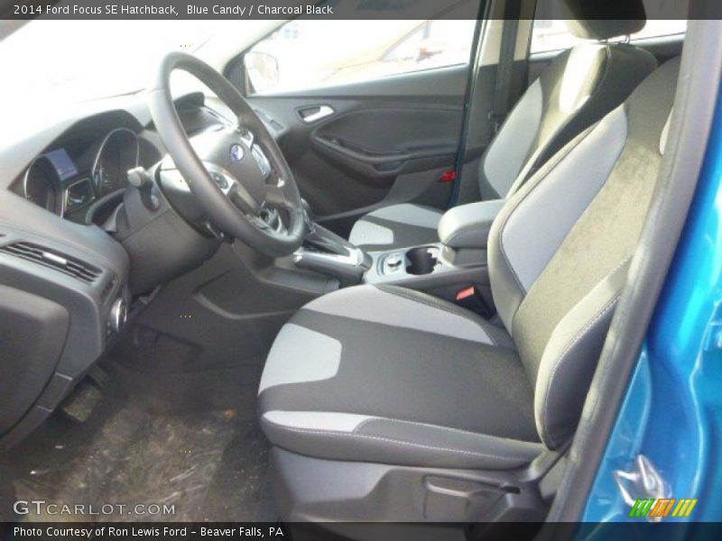 Blue Candy / Charcoal Black 2014 Ford Focus SE Hatchback