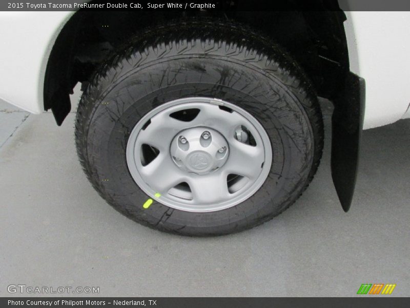 Super White / Graphite 2015 Toyota Tacoma PreRunner Double Cab