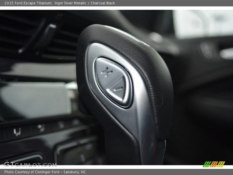 Ingot Silver Metallic / Charcoal Black 2015 Ford Escape Titanium