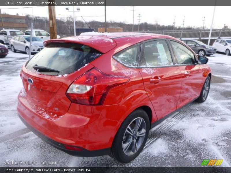 Race Red / Charcoal Black 2014 Ford Focus SE Hatchback