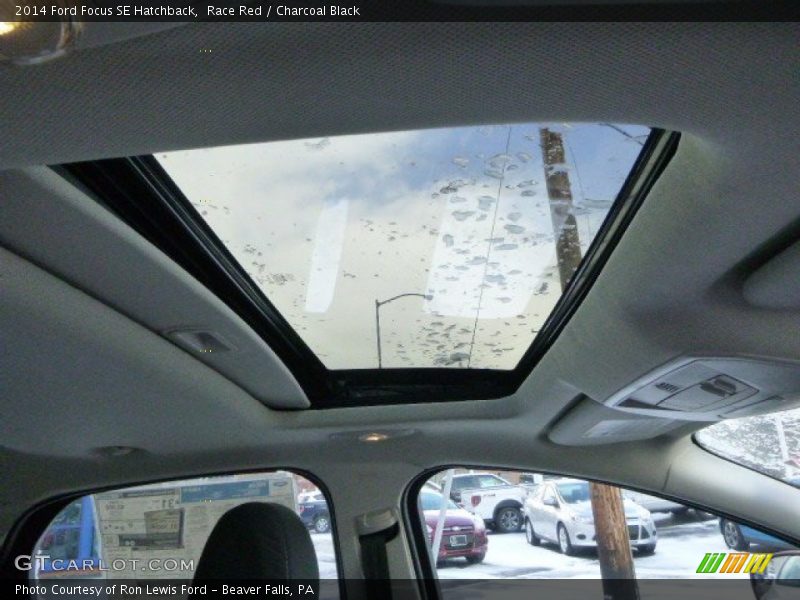 Race Red / Charcoal Black 2014 Ford Focus SE Hatchback