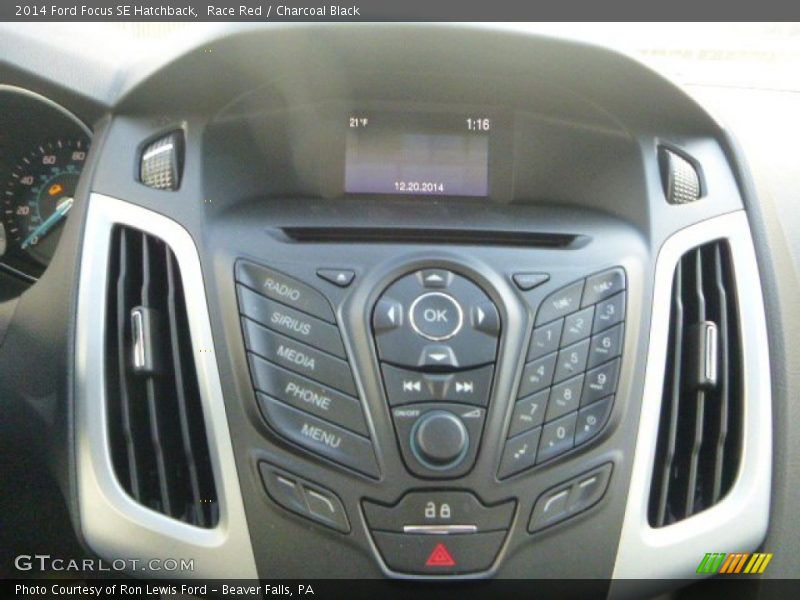 Race Red / Charcoal Black 2014 Ford Focus SE Hatchback