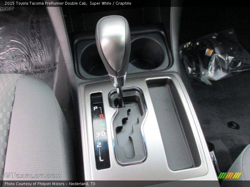 Super White / Graphite 2015 Toyota Tacoma PreRunner Double Cab