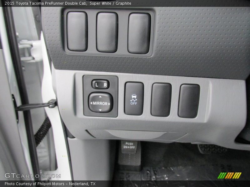 Super White / Graphite 2015 Toyota Tacoma PreRunner Double Cab