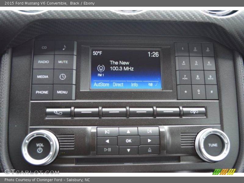 Audio System of 2015 Mustang V6 Convertible