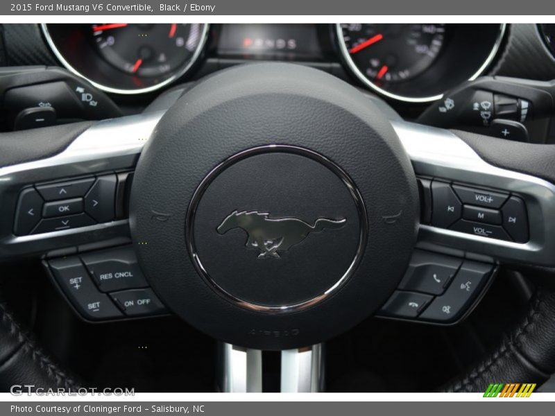 Black / Ebony 2015 Ford Mustang V6 Convertible