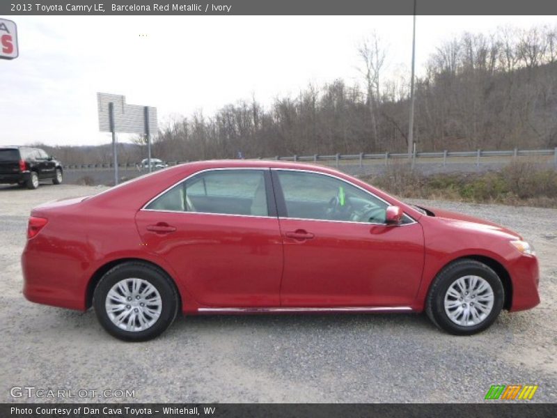 Barcelona Red Metallic / Ivory 2013 Toyota Camry LE