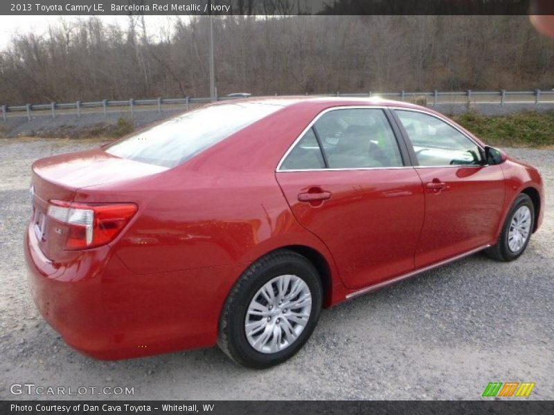 Barcelona Red Metallic / Ivory 2013 Toyota Camry LE