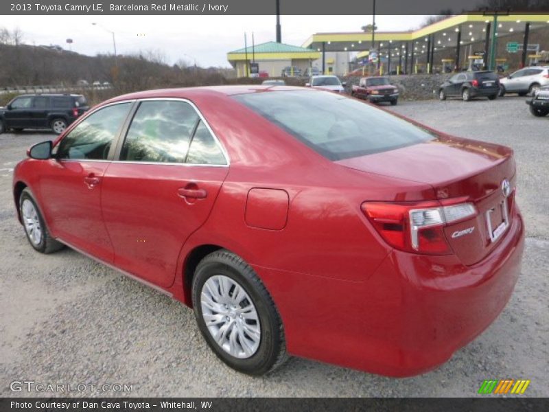 Barcelona Red Metallic / Ivory 2013 Toyota Camry LE