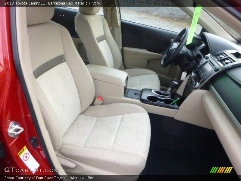 Barcelona Red Metallic / Ivory 2013 Toyota Camry LE