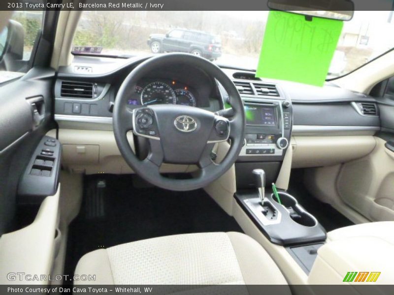 Barcelona Red Metallic / Ivory 2013 Toyota Camry LE