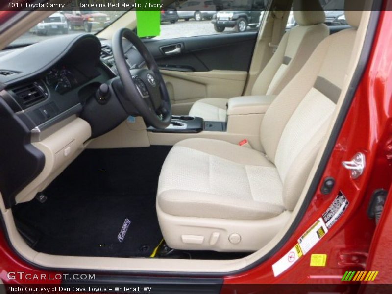 Barcelona Red Metallic / Ivory 2013 Toyota Camry LE