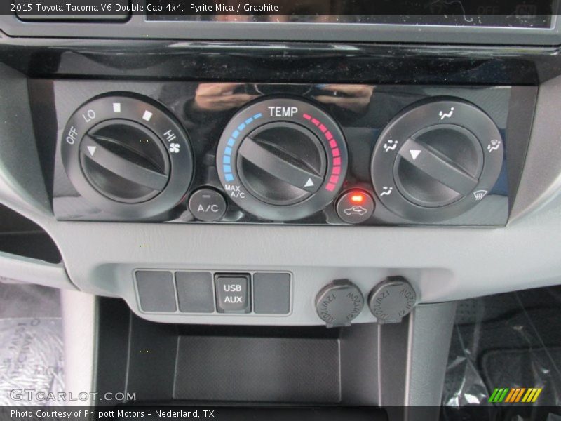 Controls of 2015 Tacoma V6 Double Cab 4x4