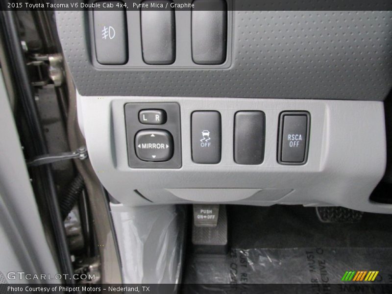 Controls of 2015 Tacoma V6 Double Cab 4x4