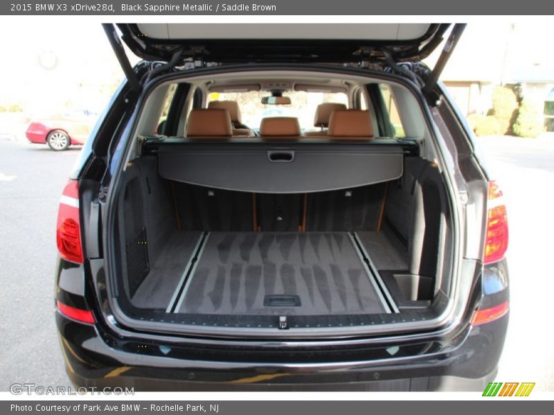 Black Sapphire Metallic / Saddle Brown 2015 BMW X3 xDrive28d
