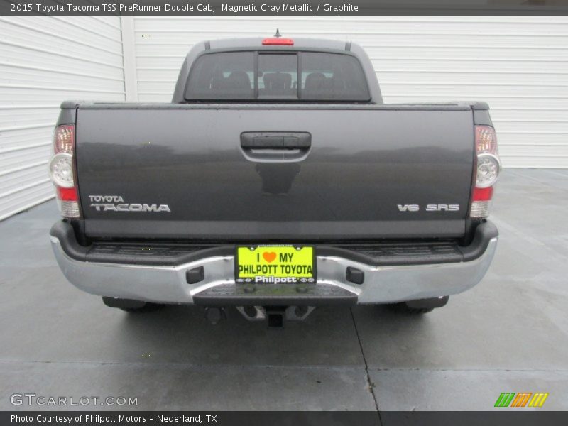 Magnetic Gray Metallic / Graphite 2015 Toyota Tacoma TSS PreRunner Double Cab