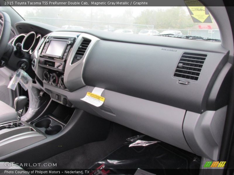 Magnetic Gray Metallic / Graphite 2015 Toyota Tacoma TSS PreRunner Double Cab