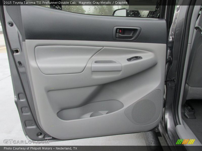 Magnetic Gray Metallic / Graphite 2015 Toyota Tacoma TSS PreRunner Double Cab