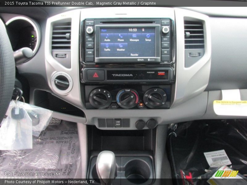 Magnetic Gray Metallic / Graphite 2015 Toyota Tacoma TSS PreRunner Double Cab