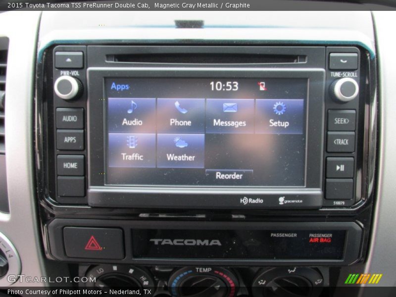 Magnetic Gray Metallic / Graphite 2015 Toyota Tacoma TSS PreRunner Double Cab