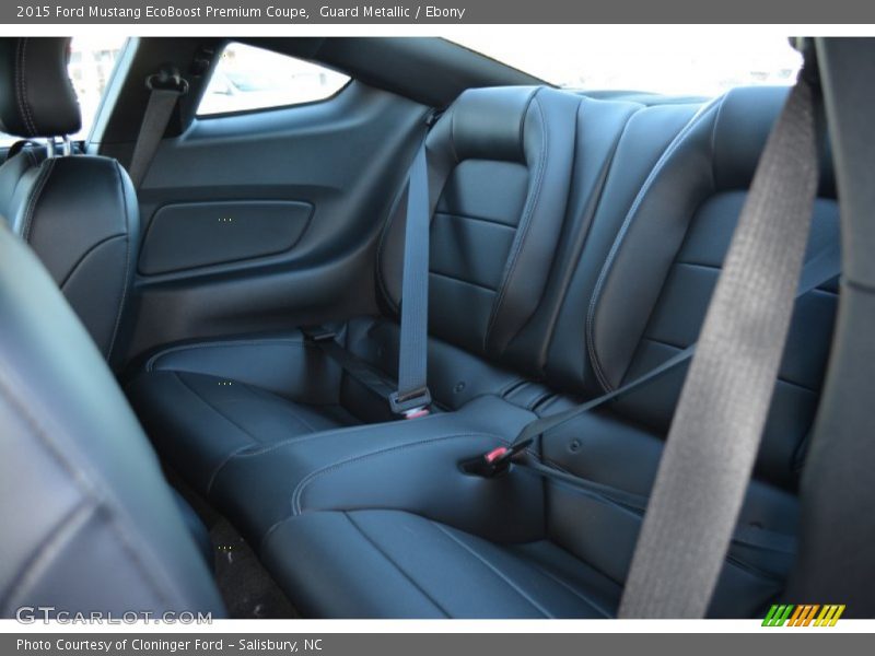 Guard Metallic / Ebony 2015 Ford Mustang EcoBoost Premium Coupe