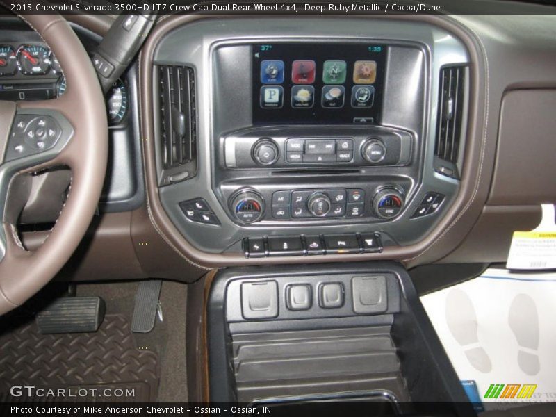 Deep Ruby Metallic / Cocoa/Dune 2015 Chevrolet Silverado 3500HD LTZ Crew Cab Dual Rear Wheel 4x4