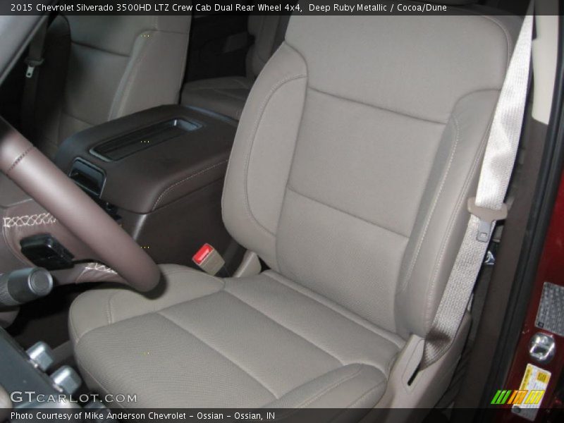 Deep Ruby Metallic / Cocoa/Dune 2015 Chevrolet Silverado 3500HD LTZ Crew Cab Dual Rear Wheel 4x4