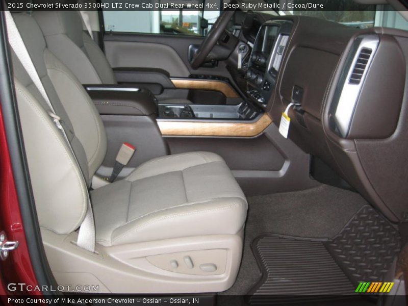 Deep Ruby Metallic / Cocoa/Dune 2015 Chevrolet Silverado 3500HD LTZ Crew Cab Dual Rear Wheel 4x4