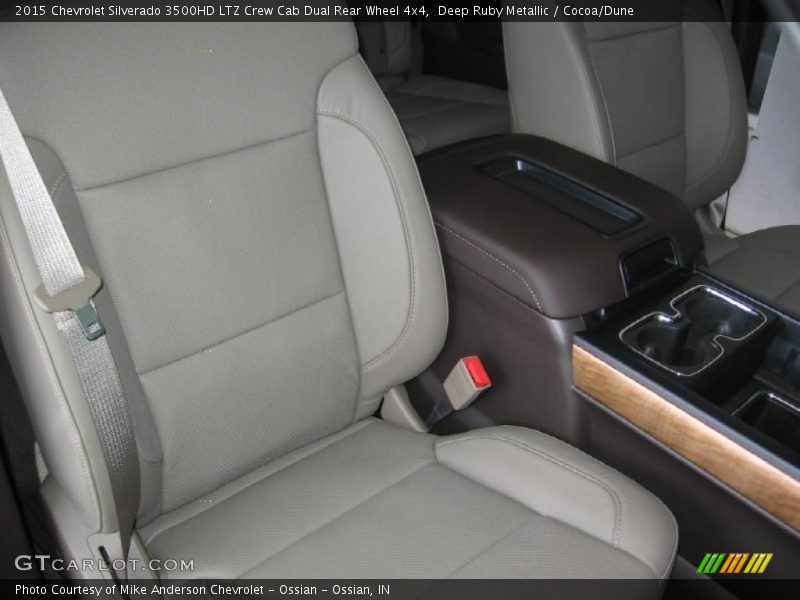 Deep Ruby Metallic / Cocoa/Dune 2015 Chevrolet Silverado 3500HD LTZ Crew Cab Dual Rear Wheel 4x4