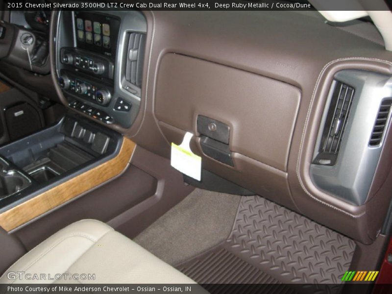 Deep Ruby Metallic / Cocoa/Dune 2015 Chevrolet Silverado 3500HD LTZ Crew Cab Dual Rear Wheel 4x4