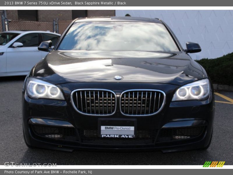 Black Sapphire Metallic / Black 2013 BMW 7 Series 750Li xDrive Sedan