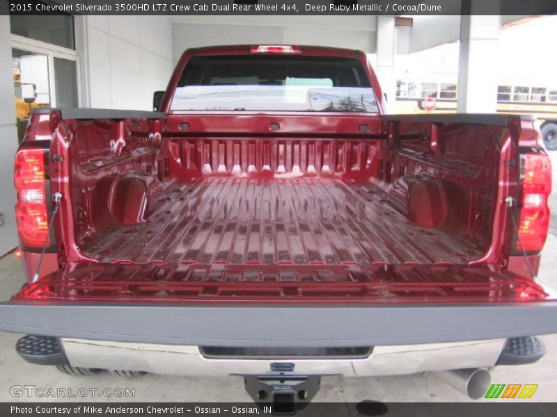 Deep Ruby Metallic / Cocoa/Dune 2015 Chevrolet Silverado 3500HD LTZ Crew Cab Dual Rear Wheel 4x4