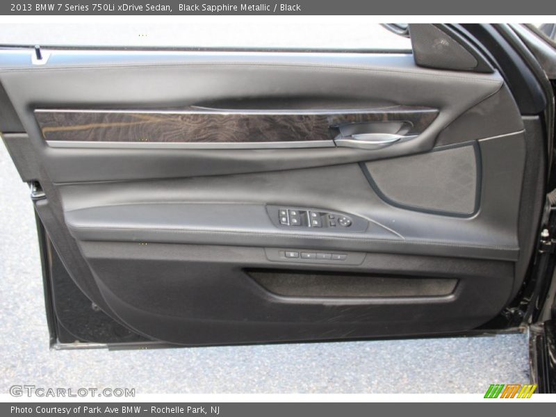 Black Sapphire Metallic / Black 2013 BMW 7 Series 750Li xDrive Sedan