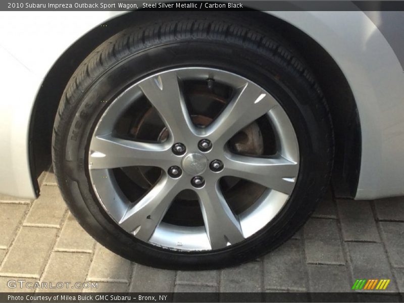 Steel Silver Metallic / Carbon Black 2010 Subaru Impreza Outback Sport Wagon