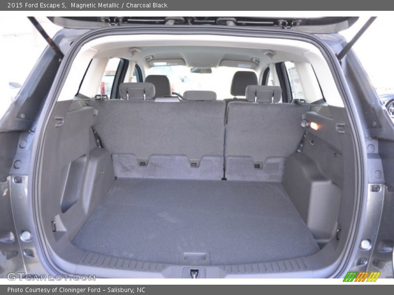 Magnetic Metallic / Charcoal Black 2015 Ford Escape S