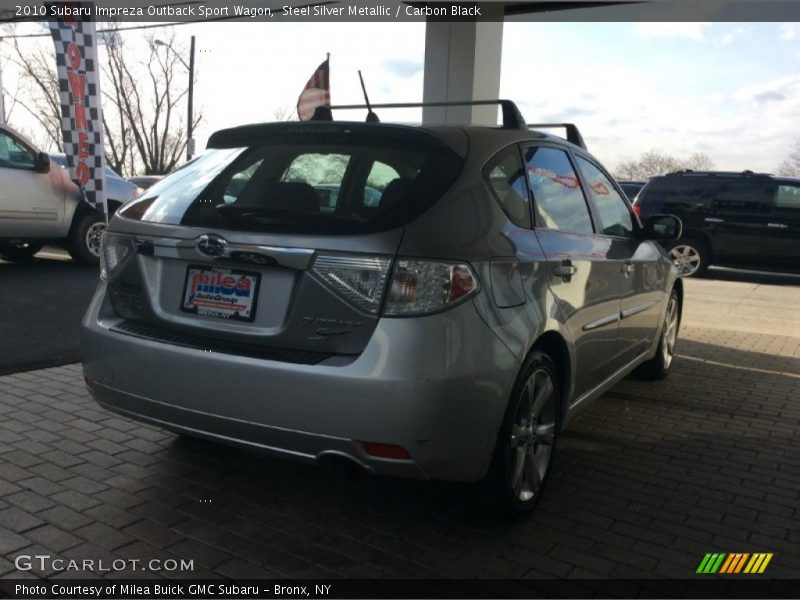Steel Silver Metallic / Carbon Black 2010 Subaru Impreza Outback Sport Wagon