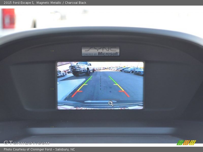Magnetic Metallic / Charcoal Black 2015 Ford Escape S