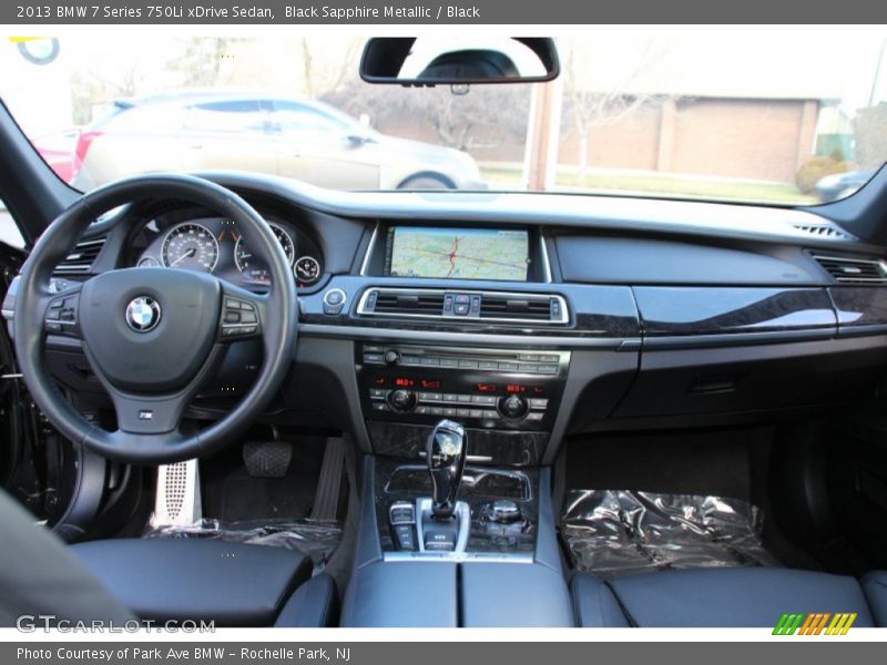 Black Sapphire Metallic / Black 2013 BMW 7 Series 750Li xDrive Sedan