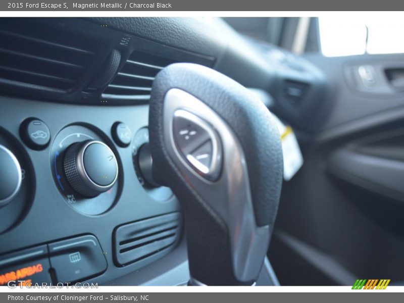 Magnetic Metallic / Charcoal Black 2015 Ford Escape S