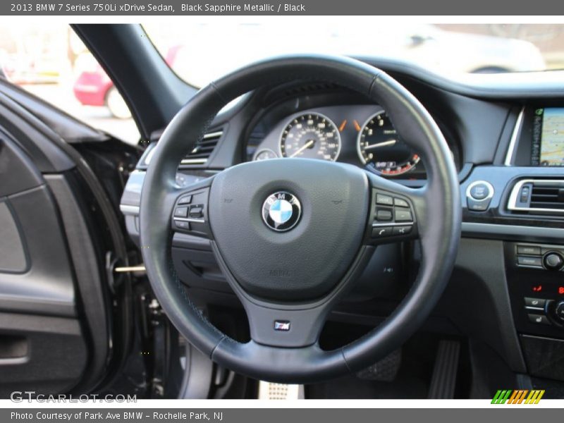 Black Sapphire Metallic / Black 2013 BMW 7 Series 750Li xDrive Sedan