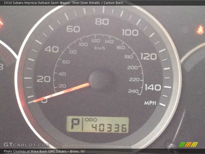 Steel Silver Metallic / Carbon Black 2010 Subaru Impreza Outback Sport Wagon
