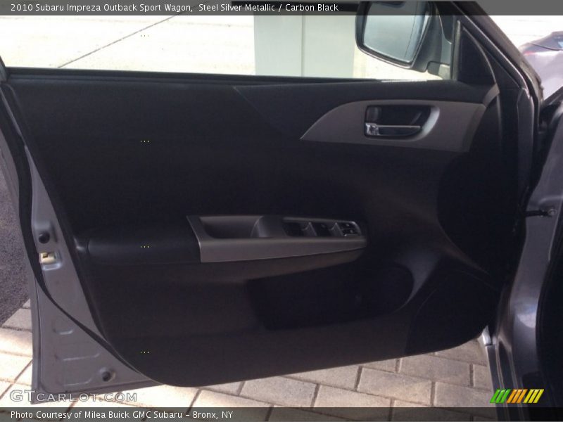 Steel Silver Metallic / Carbon Black 2010 Subaru Impreza Outback Sport Wagon