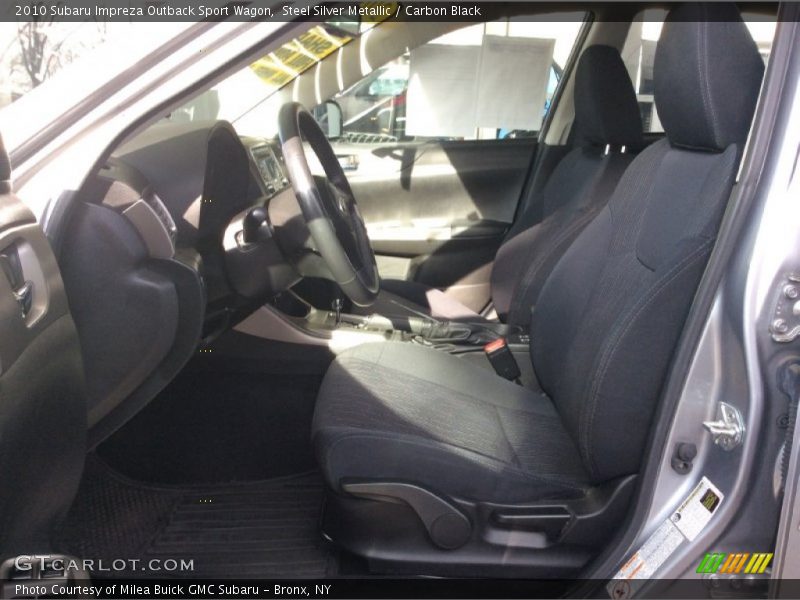 Steel Silver Metallic / Carbon Black 2010 Subaru Impreza Outback Sport Wagon