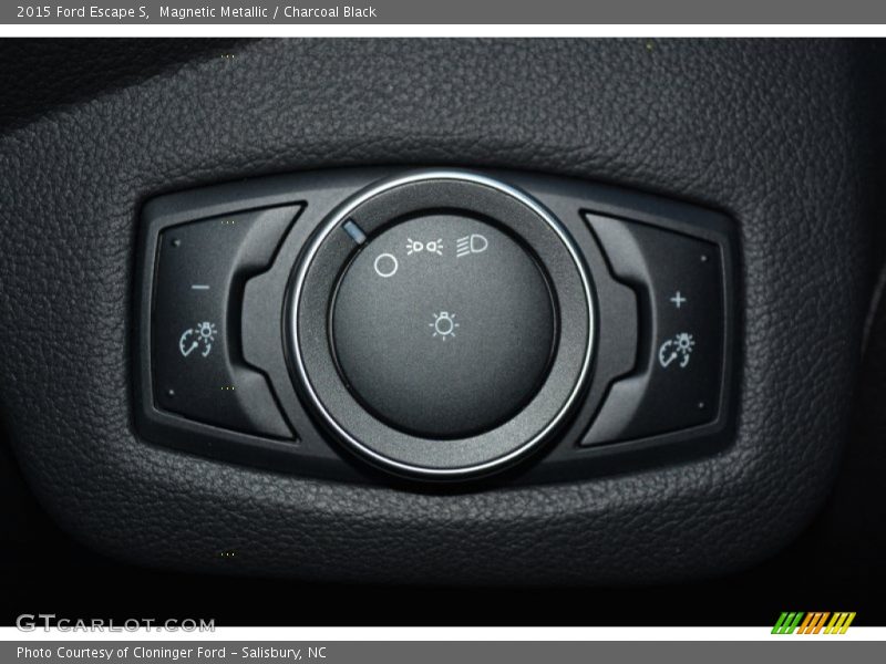 Magnetic Metallic / Charcoal Black 2015 Ford Escape S
