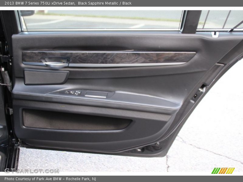 Black Sapphire Metallic / Black 2013 BMW 7 Series 750Li xDrive Sedan