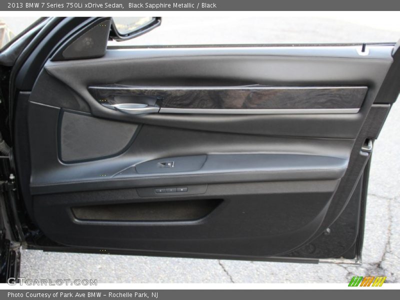 Black Sapphire Metallic / Black 2013 BMW 7 Series 750Li xDrive Sedan