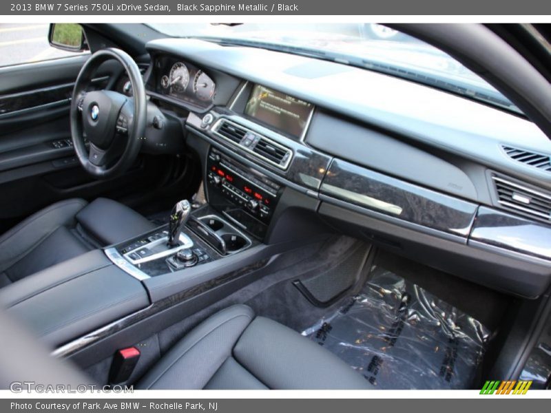 Black Sapphire Metallic / Black 2013 BMW 7 Series 750Li xDrive Sedan